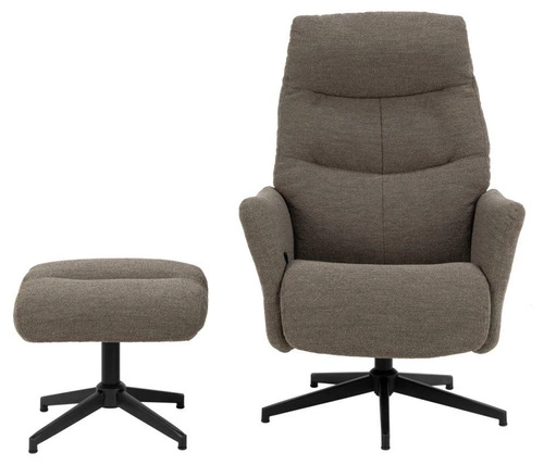 Otočné křeslo London taupe Monza 40