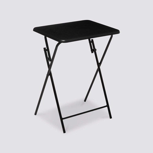 Skládací obdélníkový stolek černý 48x38 cm moderní do obývacího pokoje 5five simply smart
