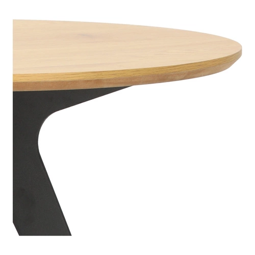 Kulatý stůl Lofty 80 černá/přírodní     Výprodej
