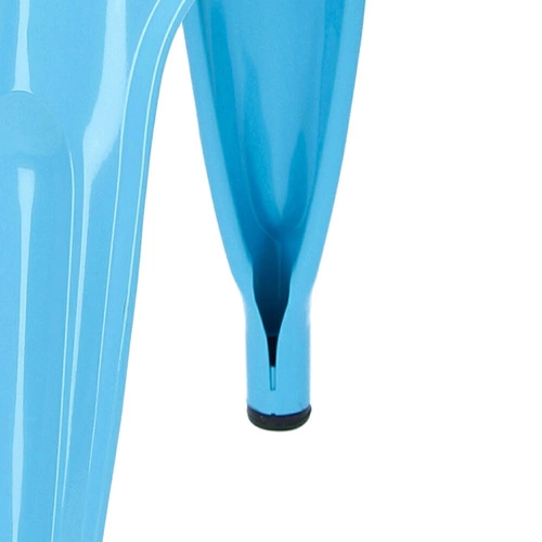 Kovová jídelní židle Paris modrá ve stylu Tolix do kuchyně a jídelny industriální D2.DESIGN