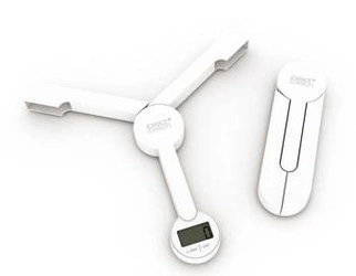 JJ - Kuchyňská váha TRI SCALE, bílá