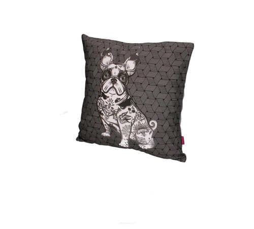 Sametový dekorační polštář Bouled 40x40 cm moderní antialergenní do obýváku Intesi