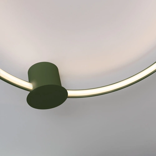 Stropní LED svítidlo RIO 55 moderní kruhové zelené do obýváku a ložnice Thoro