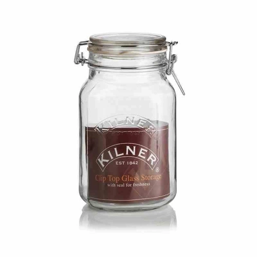 Sklenice 1,5 l, Square Clip Top Jar KILNER