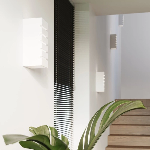 Keramická nástěnná lampa SAMIR bílá moderní do obýváku a ložnice Sollux Lighting