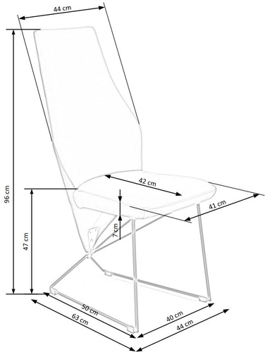 Jídelní židle Marlene čalouněná zelený samet na černých lyžinách moderní Intesi