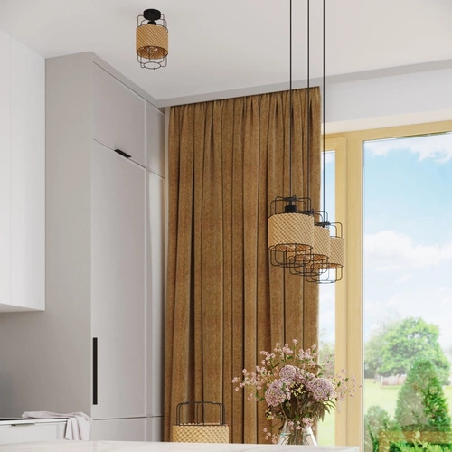 Černá kovová stolní lampa GIZUR industriální noční lampička do ložnice a kanceláře SOLLUX