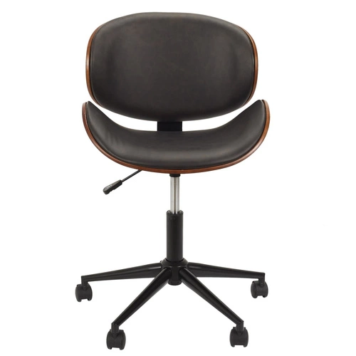 Ergonomická kancelářská židle Reno Intesi otočná na kolečkách kožená hnědá moderní do kanceláře