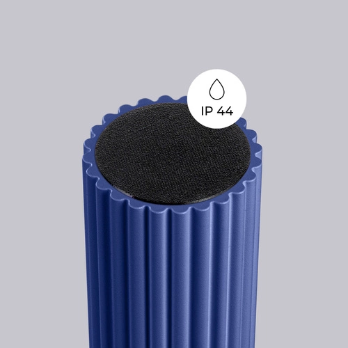 Stropní svítidlo HALO ultramarínové IP44 moderní skleněno-hliníkové kulaté do koupelny