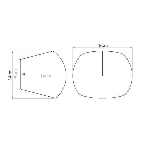 Moderní nástěnné svítidlo GLOBE beton šedá lampa do obýváku ložnice chodby SOLLUX