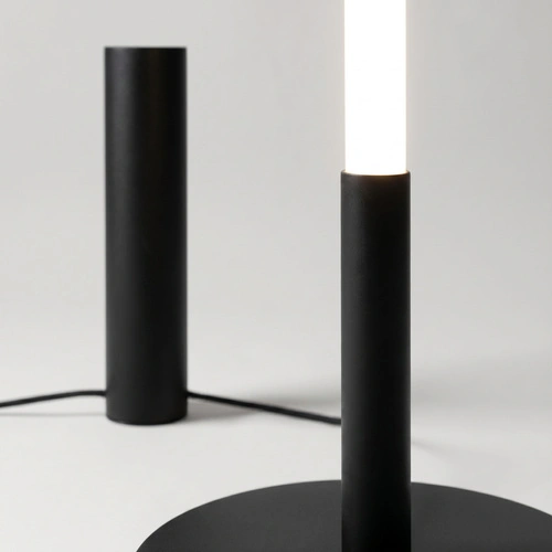 TRANG moderní černá stojací lampa do obývacího pokoje LED 3000K
