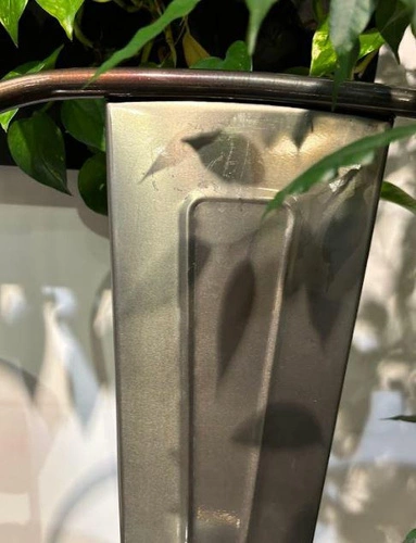 Barová židle Paris Back 75 cm metalická inspirovaná Tolix OUTLET