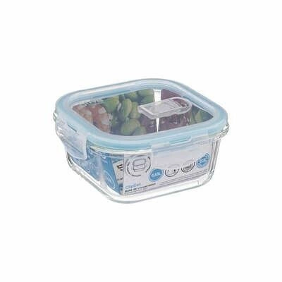 Skleněná nádoba na oběd 0,53 l čtvercová