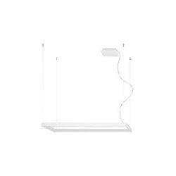 LED lustr Tuula M bílý moderní do obýváku industriální stropní svítidlo 100 cm