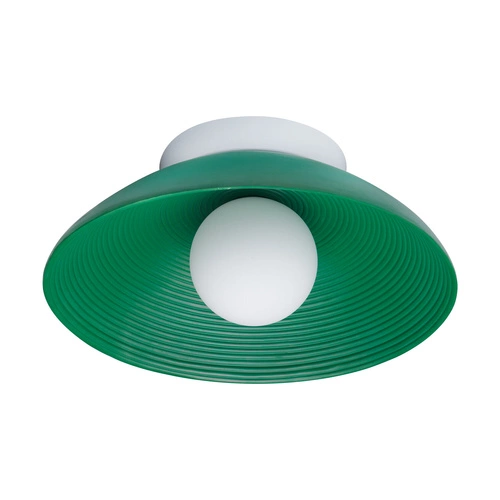 Moderní nástěnné svítidlo ILUSIONI Step into Design zelené kovové 26 cm do obýváku