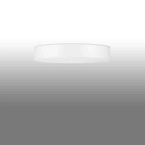 Stropní svítidlo kulaté bílé SKALA 80 moderní do obýváku kuchyně a ložnice Sollux