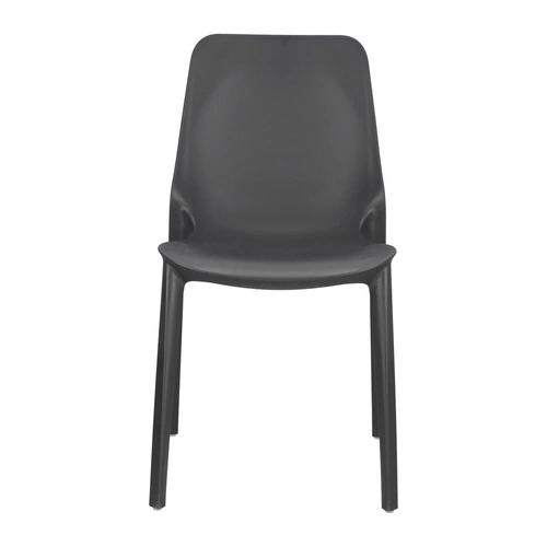 Zahradní židle Ginevra antracit plastová stohovatelná moderní SCAB Design