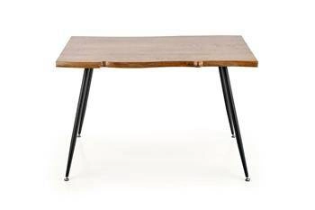 Jídelní stůl Lores moderní loft dub přírodní černé nohy 120x80 cm Intesi
