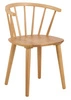Dřevěná jídelní židle Ida Actona skandinávská s područkami přírodní