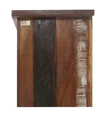 Dřevěná vitrína Bayang do obýváku a jídelny orientální se sklem na alkohol Intesi 180 cm