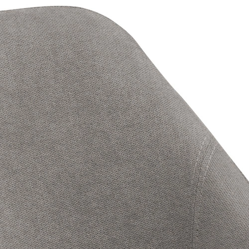 Čalouněná židle Nils Actona šedá skandinávská s područkami do jídelny a obýváku