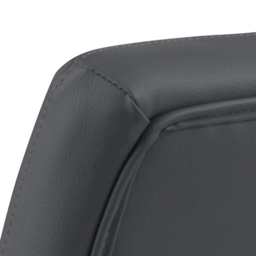 Barová židle Sylvia šedá čalouněná s opěrkou výškově nastavitelná moderní do kuchyně a k ostrůvku Actona