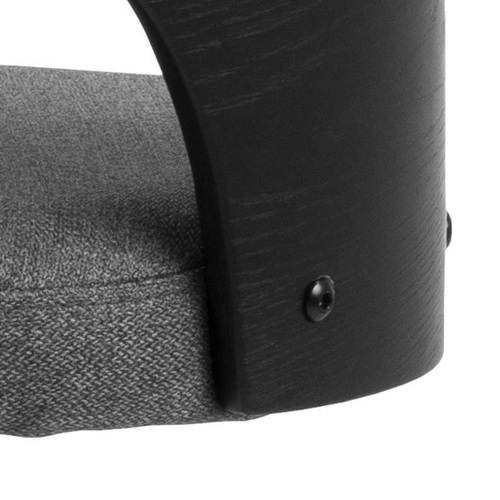 Barová židle Lucy otočná šedá čalouněná s opěrkou výškově nastavitelná do kuchyně a k ostrůvku moderní Actona