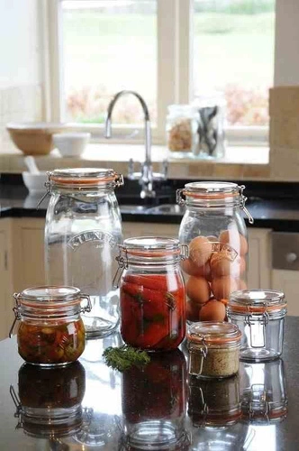 Sklenice 0,5l, Round Clip Top Jar KILNER
