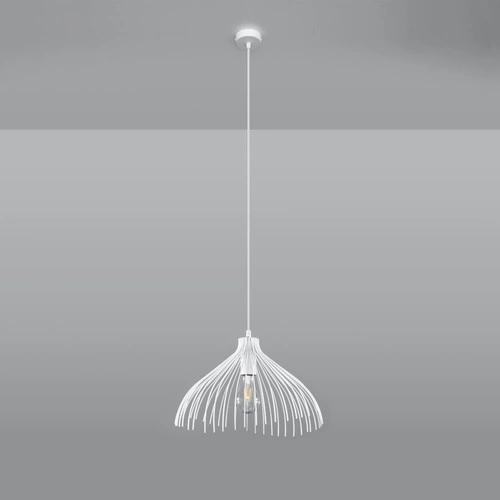 Závěsná lampa UMB bílá