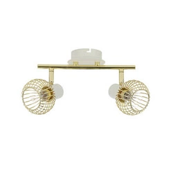 Stropní svítidlo Oslo 2x40W E14 bílé/zlaté