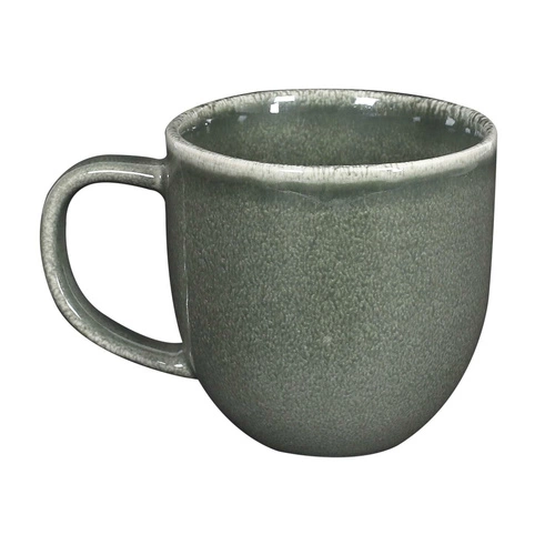 Keramický hrnek Black Forest Intesi 300 ml zelený moderní na kávu a čaj