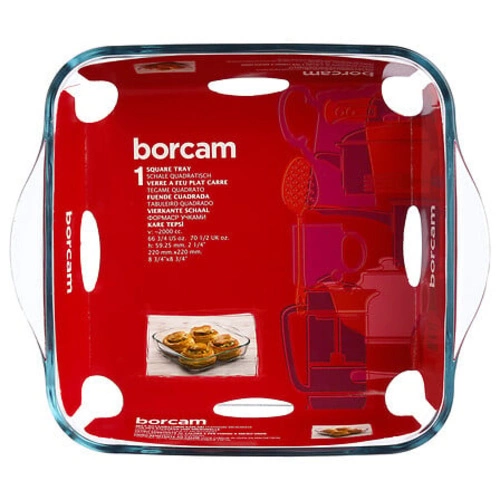 Žáruvzdorná miska 22x22 sklo