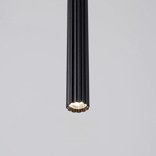 Závěsné černé moderní svítidlo ARCHE 1 s nastavitelnou výškou do obýváku kuchyně jídelny SOLLUX