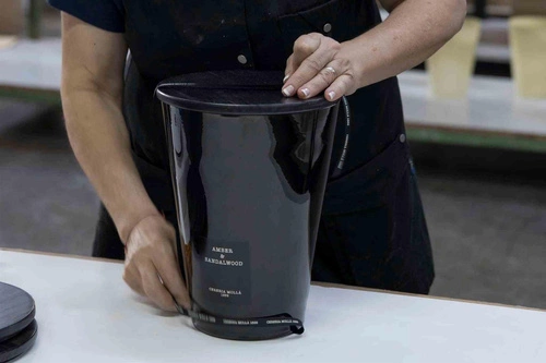 XXL sójová svíčka Cereria Molla Boutique Tea & Lemongrass vonná do obýváku 3,5 kg