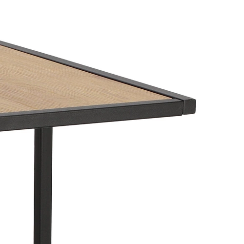 Konferenční stolek Oxford obdélníkový moderní dubový s policí do obýváku Intesi