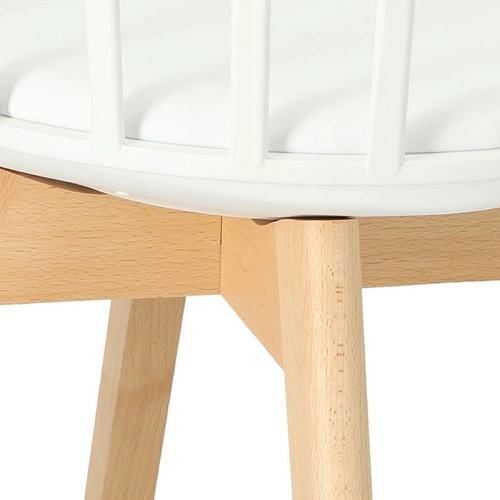 Sada 4 bílých židlí Sirena