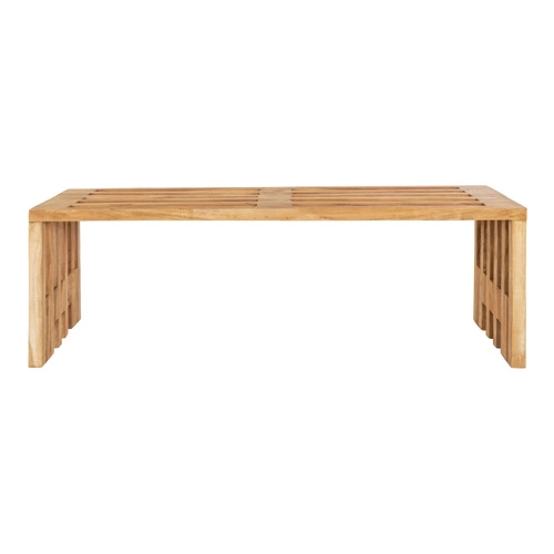 Lavička Benidorm 140 cm přírodní teak