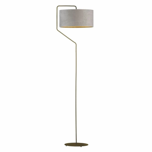 stojací lampa TESALLIA GOLD zlatá šedá