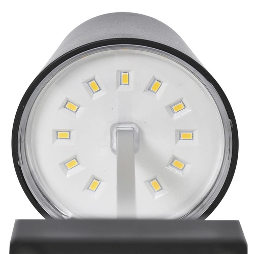 LED noční lampička Blanca černá dotyková bezdrátová do ložnice a na stůl Intesi