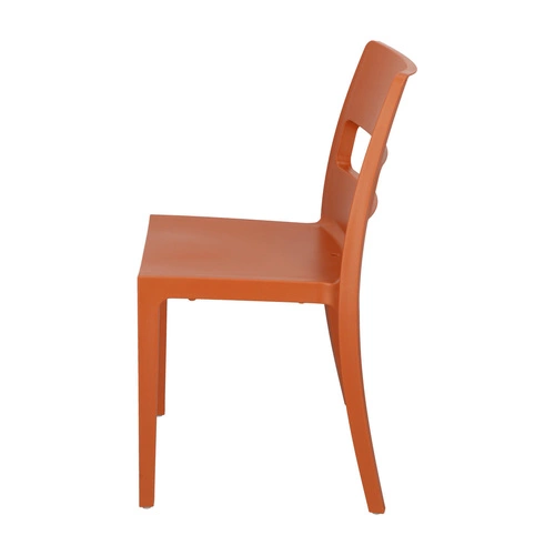Zahradní stohovatelná plastová židle Sai SCAB Design oranžová na zahradu a do banketové síně