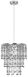 Závěsná lampa Roni 1x60W E27 stínidlo chrom