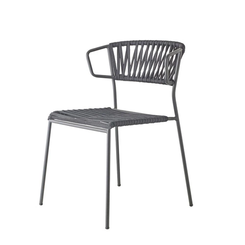 Židle Lisa Filo Arm antracitová