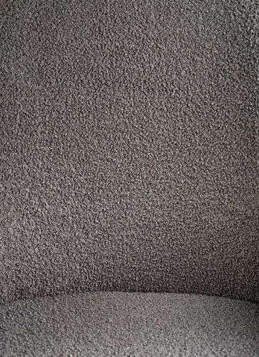 Čalouněná jídelní židle Perrol boucle šedá s područkami moderní Intesi