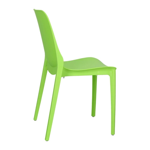Zahradní židle Ginevra zelená stohovatelná moderní plastová na zahradu SCAB Design