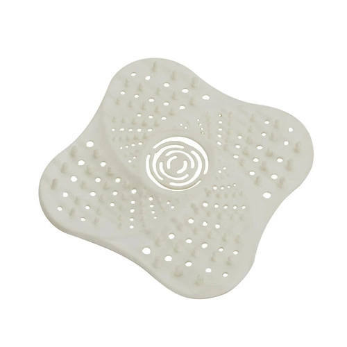 Silikonové bílé sítko do dřezu a umyvadla Intesi moderní 13,3 cm do kuchyně a koupelny