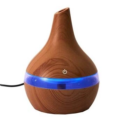 Elektrický aroma difuzér Intesi přírodní s LED a USB do bytu a ložnice 130 ml