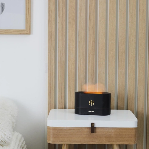 Elektrický aroma difuzér LED Intesi černý úsporný pro domácnost