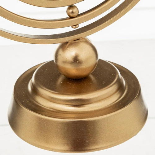 Dekorace přesýpacích hodin Bota zlatá