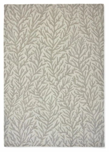 Vlněný boho koberec do obýváku Atoll Hempseed 170x240 cm béžový ručně tkaný CARPETS & MORE