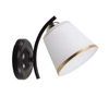 Sk.Nástěnná ekologická lampa hnědá+zlatá 1x40 E27 difuzor bílý